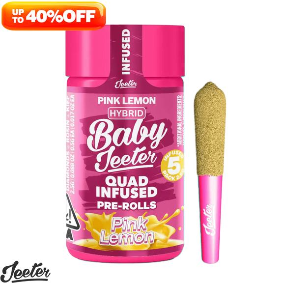 BABY JEETER - Pink Lemon Rosin Infused Preroll Pack 2.5g