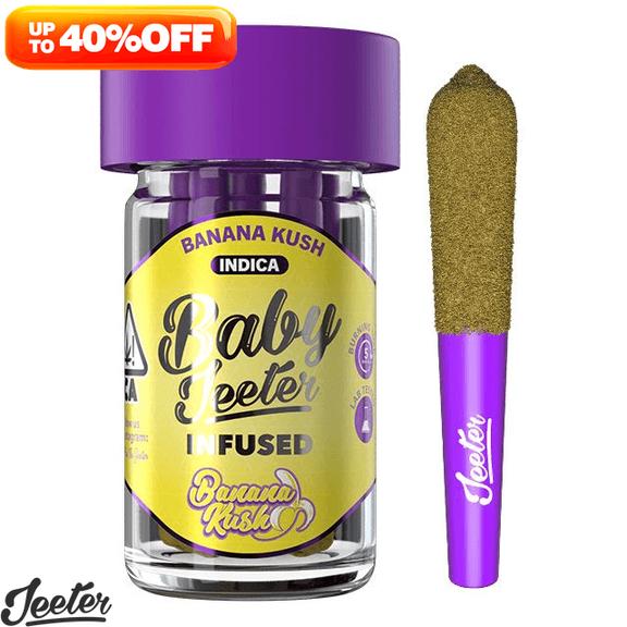 BABY JEETER - Banana Kush Infused Preroll Pack 2.5g