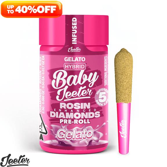 BABY JEETER - Gelato Rosin Infused Preroll Pack 2.5g