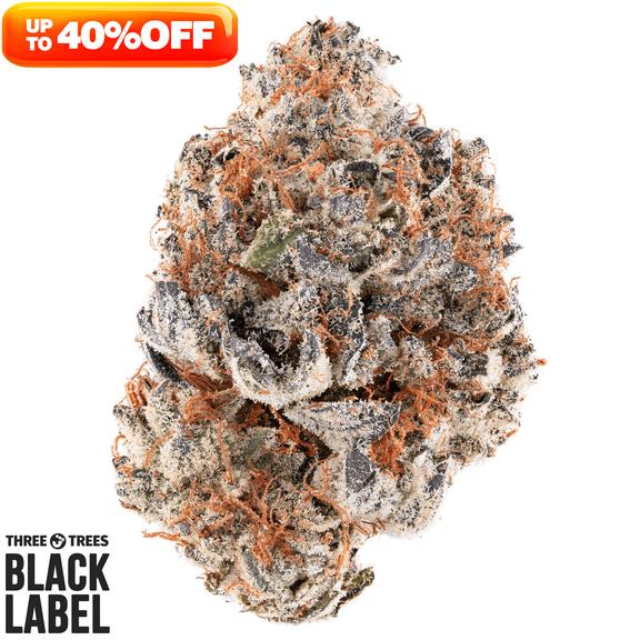 3T BLK LBL - Blueberry Cupcake Flower 3.5g
