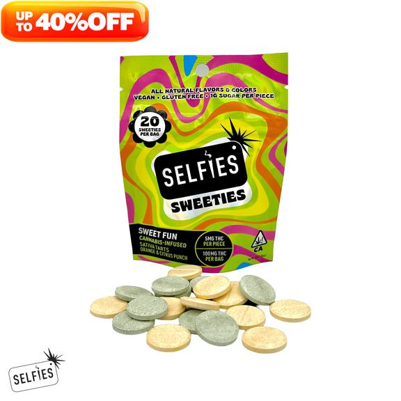 SELFIES - Orange & Citrus Sweet Fun Sweeties Infused Tarts 100mg