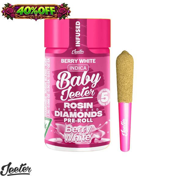 BABY JEETER - Berry White Rosin Infused Preroll 5 Pack 2.5g