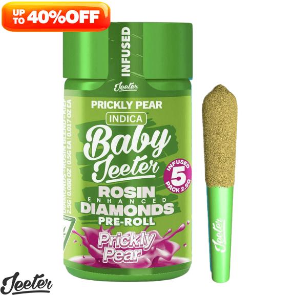 BABY JEETER - Prickly Pear Rosin Infused Preroll Pack 2.5g