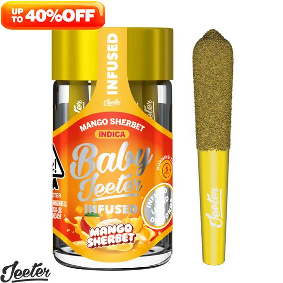 BABY JEETER - Mango Sherbet Infused Preroll Pack 2.5g