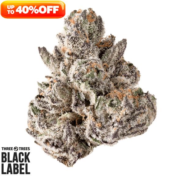 3T BLK LBL - Blue Nerdz Flower 3.5g