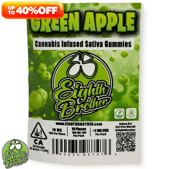 EIGHTH BROTHER - Green Apple Gummies 100mg