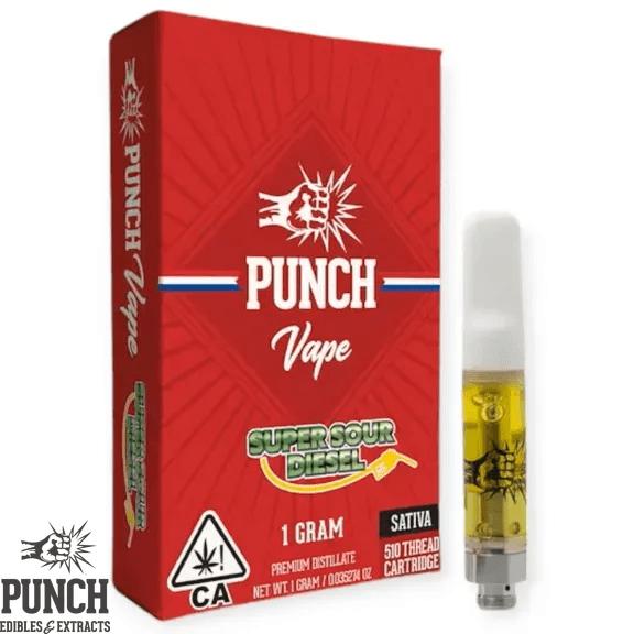 PUNCH - Super Sour Diesel Vape Cartridge 1g