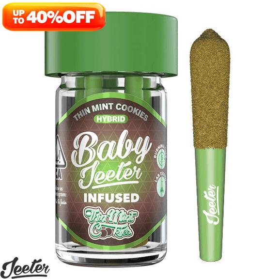 BABY JEETER - Thin Mint Cookies Diamond Infused Preroll Pack 2.5g