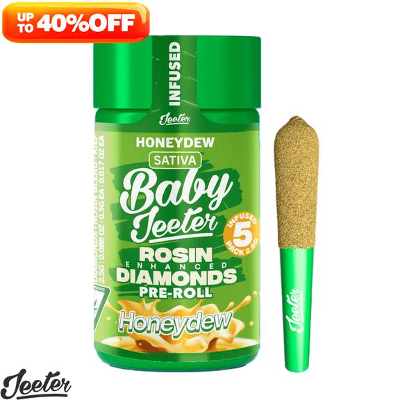 BABY JEETER - Honeydew Rosin Infused Preroll Pack 2.5g