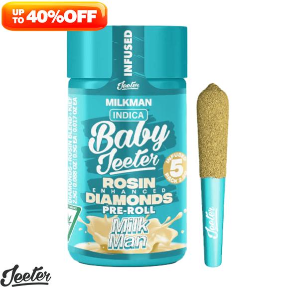 BABY JEETER - Milk Man Rosin Infused Preroll Pack 2.5g