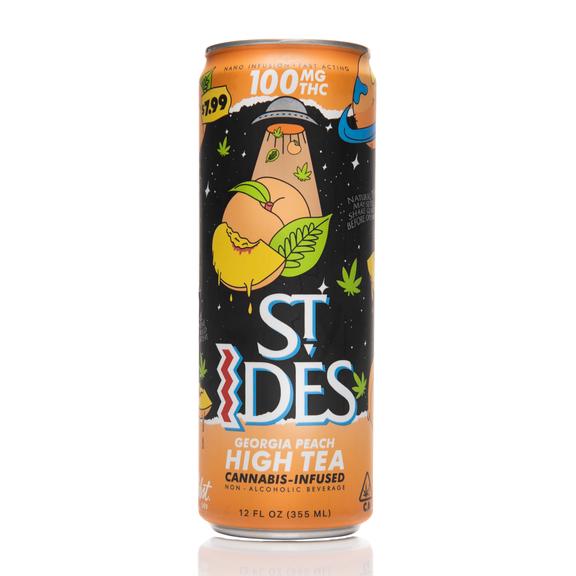 St Ides - Georgia Peach | 12oz High Tea 100mg