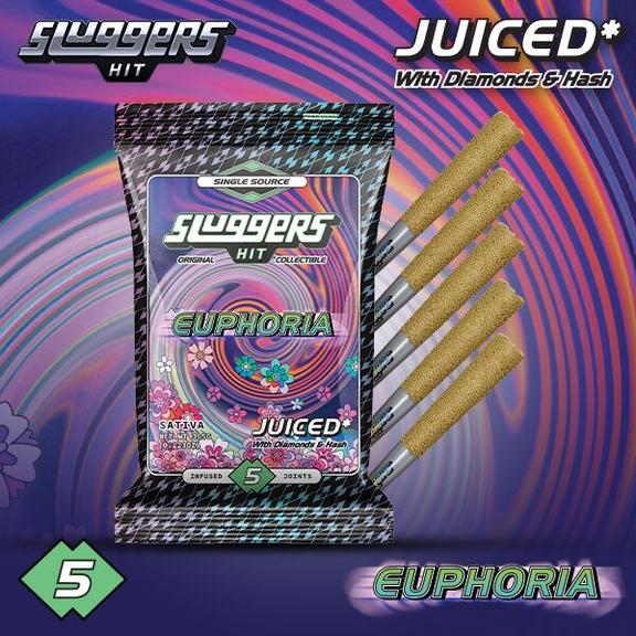 Sluggers - Euphoria | 5 Pk 3.5g Juiced Pre Rolls (Sativa)