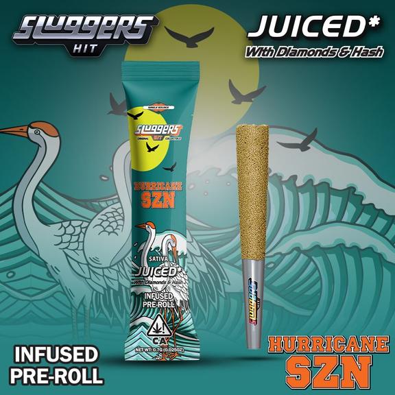Sluggers - Hurricane SZN | 0.7g Juiced Pre Roll (Sativa)