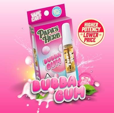 Papa's Herb - Bubba Gum | 1g Vape Cartridge (Hybrid)