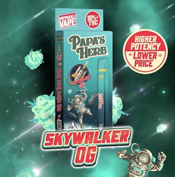 Papa's Herb - Skywalker OG | 1g All-in-One Vape (Indica)