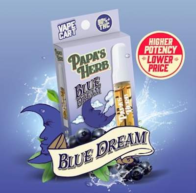 Papa's Herb - Blue Dream | 1g Vape Cartridge (Hybrid)