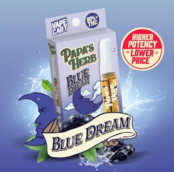 Papa's Herb - Blue Dream | 1g Vape Cartridge (Hybrid)