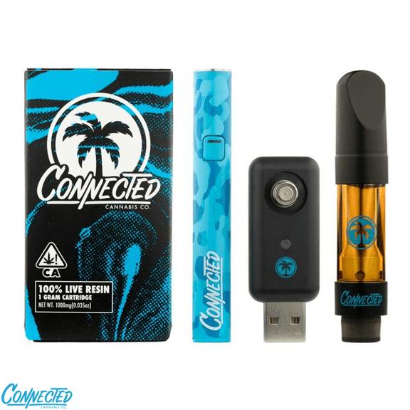 CONNECTED - Battery Bundle +++ Lemonatti x Super Silver Haze 1g Live Resin Cart