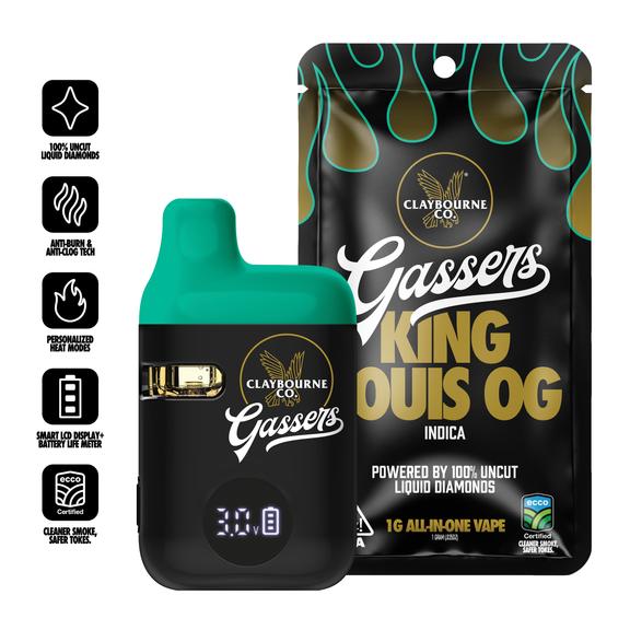 Claybourne - King Louis OG | 1g Gassers All-in-One (Indica)