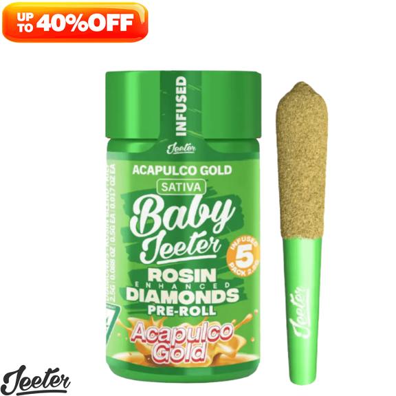 BABY JEETER - Acapulco Gold Rosin Infused Preroll Pack 2.5g