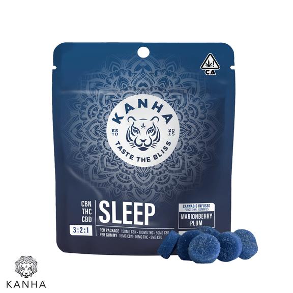 KANHA - Marionberry Plum Sleep Nano Gummies 3:2:1 CBN THC CBD 100mg