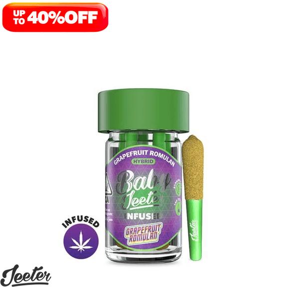 BABY JEETER - Grapefruit Romulan Infused Preroll Pack 2.5g