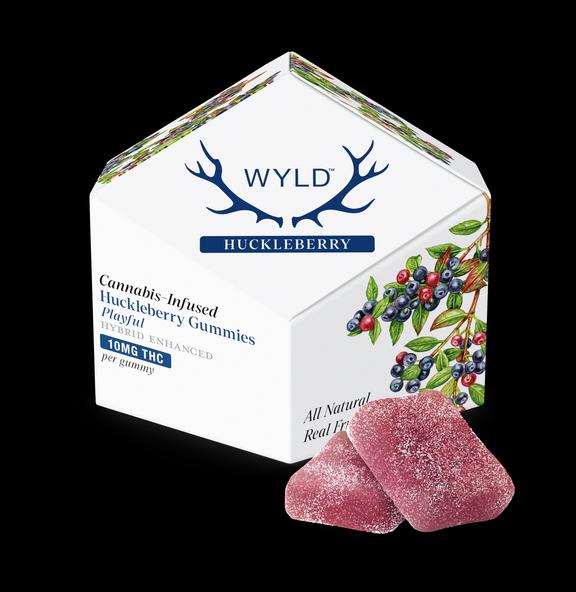 Wyld - Huckleberry | 100mg (10x10mg) Gummies (Hybrid)