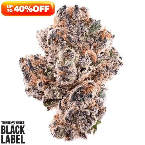 3T BLK LBL - Blue Andeze Flower 3.5g