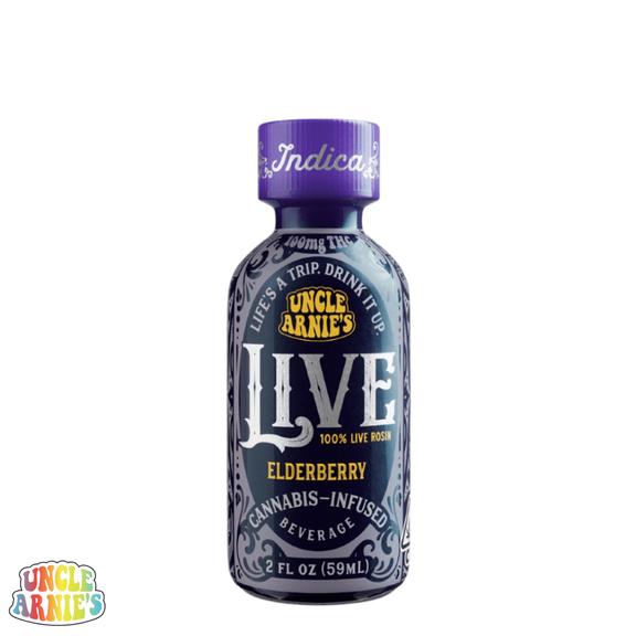 UNCLE ARNIES - Elderberry Live Rosin Infused Drink 100mg