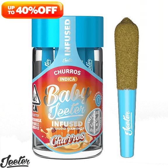 BABY JEETER - Churros Diamond Infused Preroll Pack 2.5g