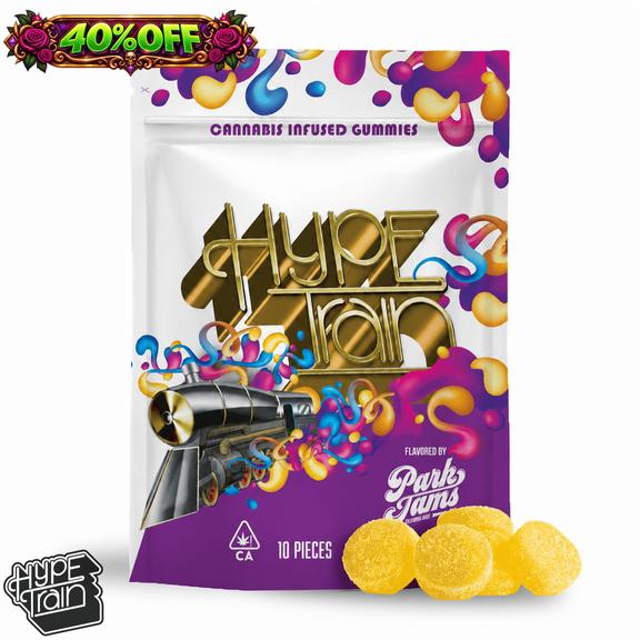 HYPE TRAIN - Lemon 2:2:1 THC:CBD:CBG Gummies 100mg