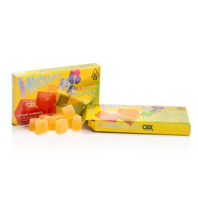 Highatus - Pineapple | 100mg (10x10mg) Gummies (Hybrid)