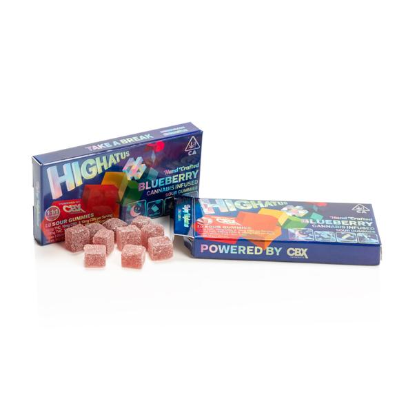 Highatus - Blueberry | 100mg (10x10mg) Gummies (Indica)