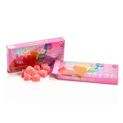 Highatus - Watermelon | 100mg (10x10mg) Gummies (Indica)