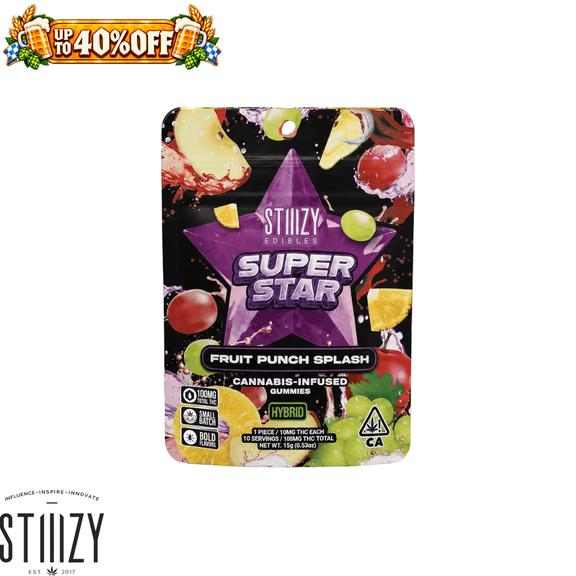 STIIIZY - Fruit Punch Slash Super Star Gummies 100mg