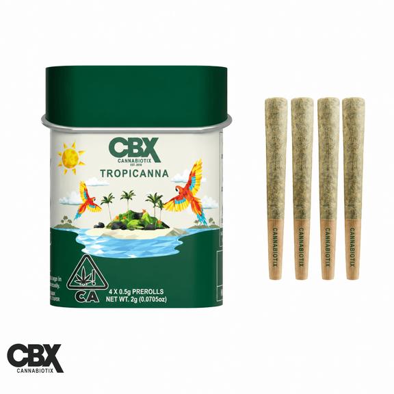 CANNABIOTIX - Tropicanna Preroll 4 Pack 2g