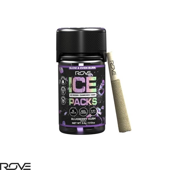 ROVE - Blueberry Kush Ice Pack Infused Preroll 6 Pack 3.6g