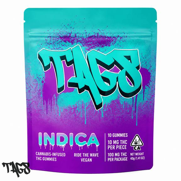 TAGS - Raspberry Bliss Nano Gummies 100mg