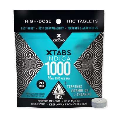 X - X Tabs Indica | 1000mg THC Tablets