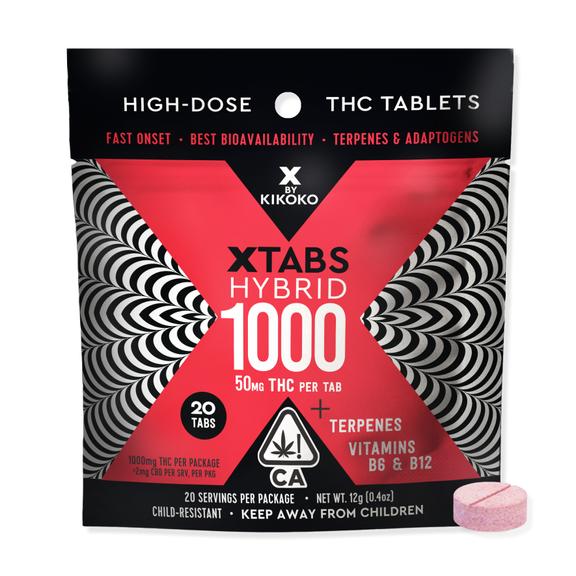 X - X Tabs Hybrid | 1000mg THC Tablets