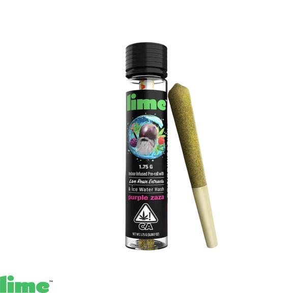 LIME - Purple Zaza Infused Preroll 1.75g