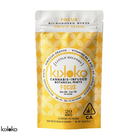 KIKOKO - Focus Hibiscus Orange 3:1 CBD:THC 20pk Mints 100mg