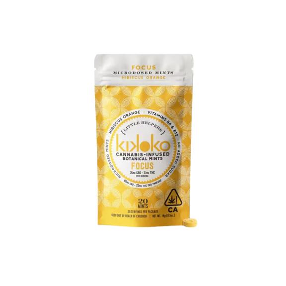 KIKOKO - Focus Hibiscus Orange 3:1 CBD:THC 20pk Mints 100mg