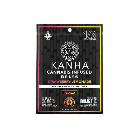 KANHA - Strawberry Lemonade Gummy Belts 100mg