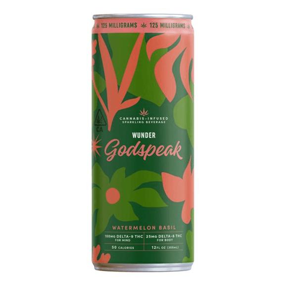 WUNDER GODSPEAK - Watermelon Basil  Beverage 125mg