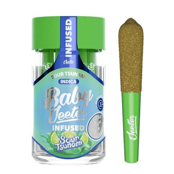 BABY JEETER - Sour Tsunami Diamond Infused Preroll Pack 2.5g