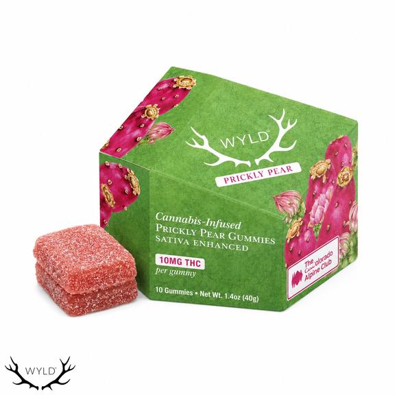 WYLD - Prickly Pear Sativa Enhanced Gummies 100mg