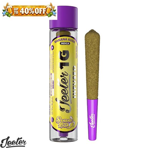 JEETER - Banana Kush Diamond Infused Preroll 1g