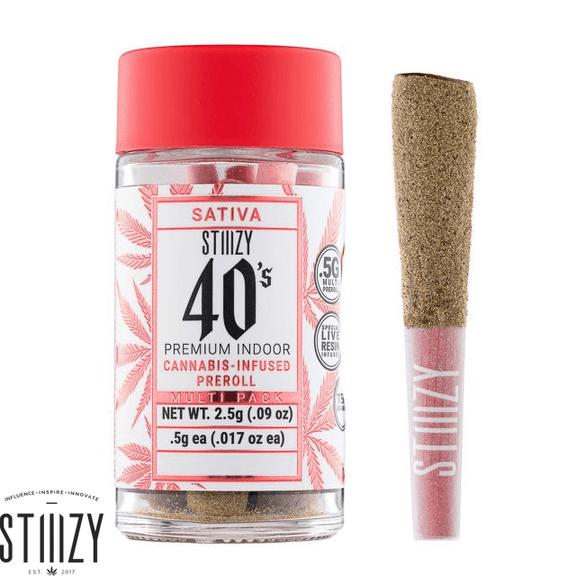 STIIIZY - Strawberry Cough 40's Preroll Pack 2.5g