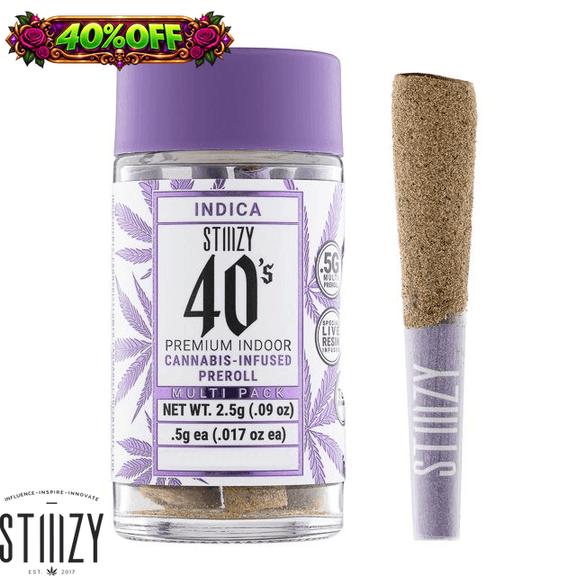 STIIIZY - Skywalker OG 40's Infused Preroll 5 Pack 2.5g